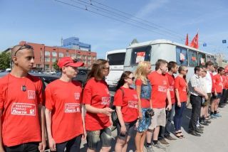 В Новосибирске стартовал автопробег в память погибших в Великой Отечественной войне героев