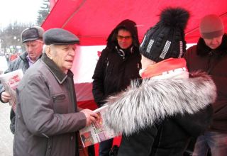 Калужский городской комитет КПРФ 13 и 14 января провёл акции «Красные в городе»